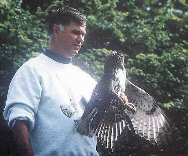 Russ & Red-Tailed Hawk &copy Shay Redmond